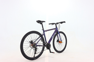 Bicicleta de Montaña Tradicional de 29 Pulgadas - Cuadro de Acero Resistente, Frenos de Disco de Fibra de Carbono, Neumáticos Anchos, 27 Velocidades, Suspensión Delantera, Downhill 4A11 Titanio - Product Image 3