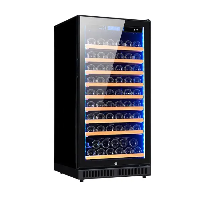 H80S Dahili veya Müstakil 80 Bottle Şarap mobilya Sessiz Sabit Sıcaklık Enerji Verimli Buzdolabı şarap soğutucu
