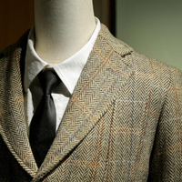 Automne et hiver nouveau décontracté mince uni teint Tweed Bomber veste rétro britannique laine chasse vêtements
