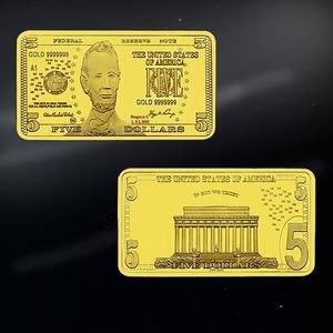 Médaillon commémoratif couleur or haut <span class=keywords><strong>Relief</strong></span> couleur gaufré peint en alliage de zinc pièce US Dollar Design cadeau souvenir à collectionner - Product Image 3