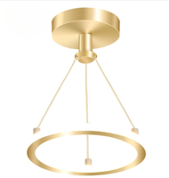 Lampes LED en acrylique pour salon, couloir, entrée, style moderne simple, lampes de plafond rondes pour balcon
