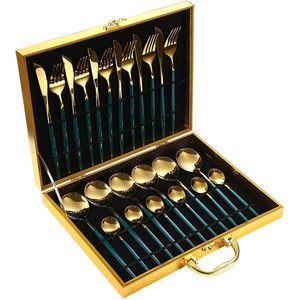 Ensemble de couverts en acier inoxydable durable et résistant à la rouille Design léger avec prise en main confortable Parfait pour les repas formels de tous les jours - Product Image 1