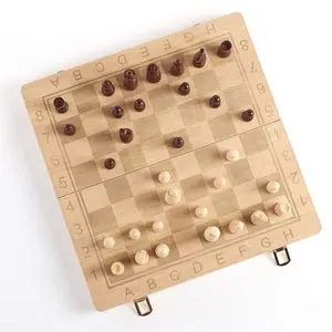 مجموعة ألعاب الشطرنج المصنوعة من الجلد الصناعي بتصميم فاخر مناسبة للتسويق