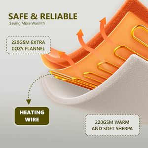 Electric Heated <b>Blanket</b> Plush Solid Blue Quilted Temperature Control Wall Plug AC 110V Home Use Autumn Winter - Product Image 4