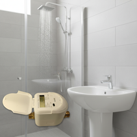 Compteur d'eau ultrasonique sans fil OEM IP68 DN15mm en laiton R200 R400 R800, compatible RS485/M-BUS/LORAWAN/Pulse