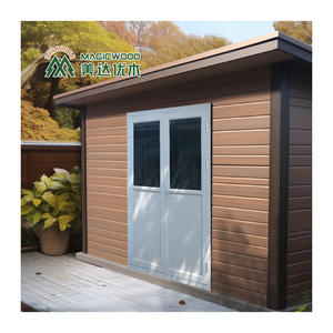 Vente chaude facile à installer cour et <span class=keywords><strong>jardin</strong></span> bois <span class=keywords><strong>plastique</strong></span> composite hangar maison stockage d'outils hangar extérieur - Product Image 1