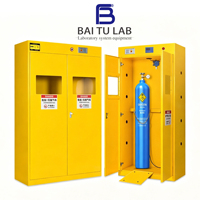 Baitu Double-door High-pressure Gas Cylinder Storage Cabinet Equipped with an Alarm Device for Instrument Analysis laboratory