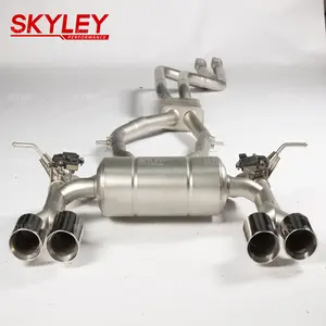 Customized High Quality Exhaust System For Bmw S55 F80 F82 M3 M4 Carton Box 1 Set Accepted Logo And Other OEM Service 3 Years