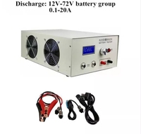 Probador de batería inteligente GEB, 12V a 72V, 20A, carga y descarga de EBC-B20H, 110V, 220V, probador de capacidad de batería de litio de plomo ácido