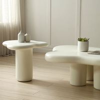 GEDO Table à thé moderne de luxe en nuage avec design minimaliste et créatif Meubles de salon de forme irrégulière