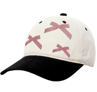 Nouveau design de tissu de qualité supérieure avec motifs imprimés personnalisés vintage, avec nœud papillon style coloré et bloqué, casquettes de baseball, chapeaux pour tenue décontractée