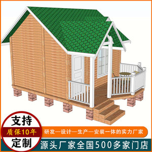 Maison d'été en bois sur mesure, bois traité sous pression, style moderne, pour le camping - Product Image 3