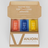 Solution d'emballage haut de gamme, boîte cadeau en papier kraft personnalisée avec insert pour bouteilles en verre, idéale pour les ensembles de produits cosmétiques et de santé