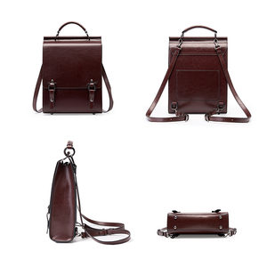 Zaini <span class=keywords><strong>Donna</strong></span> Uomo per Laptop Scolastico da Viaggio Pelle Split Vendita all'Ingrosso OEM <span class=keywords><strong>Zaino</strong></span> da <span class=keywords><strong>donna</strong></span> in pelle - Product Image 4