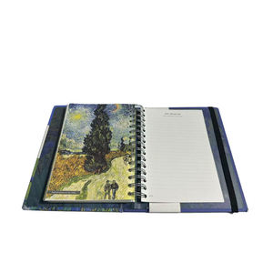 Carnet à spirale rigide sur le thème des peintures de Van Gogh, sur mesure - Product Image 2