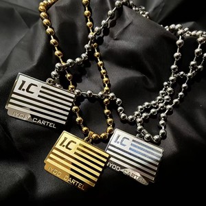 Collana con Perline Rotonde Piccole in Acciaio Inossidabile Stile <span class=keywords><strong>Hip</strong></span> <span class=keywords><strong>Hop</strong></span> <span class=keywords><strong>Rap</strong></span> West Coast East Coast, Gioielli di Alta Gamma Molto Venduti - Product Image 1
