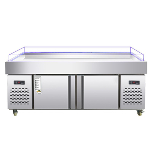 Vitrine Réfrigérée Mobile à Roulettes avec Couvercle Transparent pour <span class=keywords><strong>Buffet</strong></span> de Restaurant et Fruits de Mer - Product Image 5