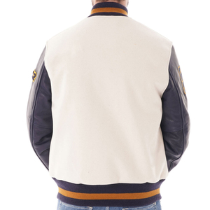 Customizable High Quality Men Winter Varsity <b>Jacket</b> Front Custom Logo Stand Collar Latest Design Streetwear Varsity <b>Jacket</b> Men - Product Image 3