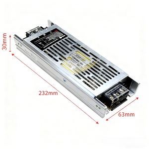 Transformador de Alimentación LED de 300W con Certificación CB CE, Carcasa de Aluminio para Interiores, IP20, Convertidor AC200-240V, Salida Única para Iluminación LED - Product Image 2