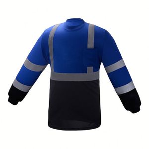 Camiseta Reflectante de Seguridad Fluorescente de Manga Corta, de Secado Rápido, Personalizable, para Obras de Construcción - Product Image 1