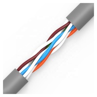 Cable UTP Cat 6 de 0,52mm/0,57mm de grosor con conductor de cobre de caja de 500 MHz y 305m para comunicación