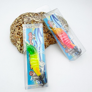 Leurre de pêche en eau salée phosphorescent en forme de <span class=keywords><strong>crevette</strong></span>, calmar ou <span class=keywords><strong>crevette</strong></span> artificielle, avec billes sonores, pattes souples et aile de queue - Product Image 3