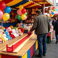 Machine de jeu de bowling interactive commerciale portable à taille réglable avec piste incurvée pour défi de bowling à rouleaux de carnaval