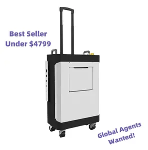 Agents Wanted! 100w pulse laser cleaner laser cleaning machine paint oil coat strip rust removal remover metal steel stone