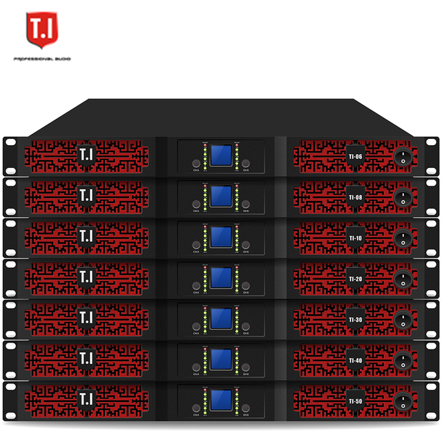Professional Sound Equipment Speaker 3000W High Power Amplifier for Concert Party