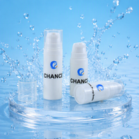 Flacon cosmétique vide en PP de 5 ml, 10 ml, 15 ml, format voyage, flacon sans air en plastique, emballage pour soins de la peau, flacon échantillon pour sérum