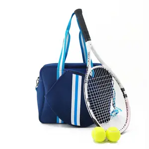 KBW250 2023 Tas Raket Tenis Neoprene Tas Bahu Crossbody Tas Badminton Multifungsi Tas Perjalanan Kebugaran