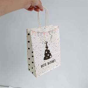 Bolsas de Regalo de Papel de Lujo de 22*11*27cm con Asas para Fiestas, con Mensaje de Mejores Deseos - Product Image 5