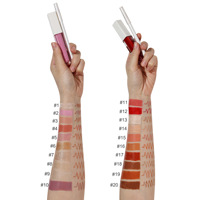 Kit de brillant à lèvres végétalien sans cruauté maquillage avec logo personnalisé ensemble de brillant à lèvres liquide et crayon à lèvres en bâton de haute qualité sans bonnet