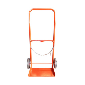 Carrito para cilindros de gas 1090*570*340mm de acero al carbono con marco de fijación con cadena para transporte de cilindros de oxígeno - Product Image 4