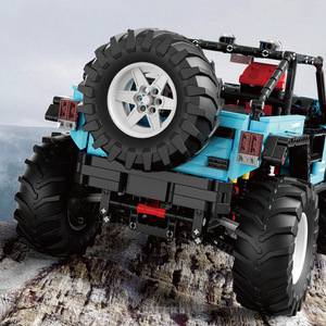 T5010 off Road Racing Car <b>Building</b> <b>Block</b> <b>Set</b> Blue ABS Plastic 1:8 Scale 50-Piece Construction Toy for Ages 8 to 13 Years - Product Image 5