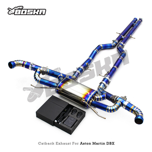 ท่อไอเสียแคทแบคสำหรับ Aston Martin DBX 707 V8 4.0TT ปี 2022-2025 ยี่ห้อ Boska ผลิตจากไทเทเนียม พร้อมวาล์วควบคุมเสียง - Product Image 2