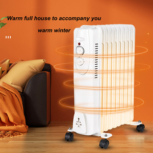 Calentador de radiador lleno de aceite eléctrico 9 aletas 11 aletas 13 aletas calentador de aceite eléctrico 2000W 2500W lugar de trabajo doméstico uso en habitación grande - Product Image 5