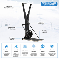 Vente en gros MB-290 Appareil de fitness à résistance à air de haute qualité, Appareil d'entraînement manuel pour salle de sport intérieure, Machine ergométrique pour l'entraînement physique