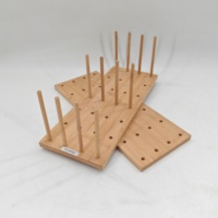 Égouttoir à vaisselle flottant gravé en bambou, couleur personnalisable, multifonctionnel et peu encombrant pour évier de cuisine
