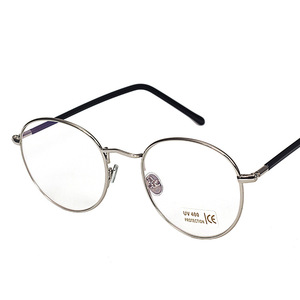 Maidis Metal <b>Round</b> <b>Frame</b> Eyeglasses Gold Full-<b>Frame</b> UV400 Protection Unisex - Product Image 3
