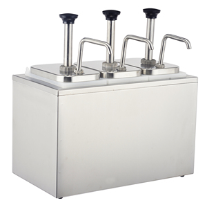 Dispensador de condimentos de acero inoxidable de alta calidad comercial-Bombas de acero inoxidable - Product Image 2