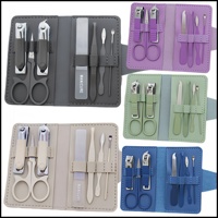 Kit de Manucure et Pédicure Professionnel en Acier Inoxydable 7 Pièces – Coupe-Ongles, Lime à Ongles, Ciseaux à Cuticules – Vente en Gros