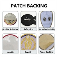 Écussons brodés 3D personnalisés, broderie en relief, badges thermocollants adhésifs pour vêtements, chapeaux et sacs