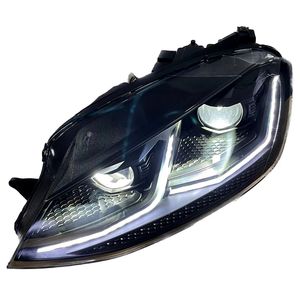 Nueva Lámpara LED para Auto <span class=keywords><strong>Golf</strong></span> 7 MK7 2013-2017, Conjunto de Faros Delanteros, Actualización al Estilo <span class=keywords><strong>Golf</strong></span> 7.5, Accesorios de Lámpara Dinámica de Alta Configuración - Product Image 1