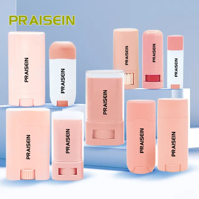 Hot sale new item empty Sunscreen container wholesale custom cosmetic Plastic Sunscreen stick packaging