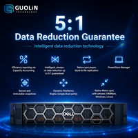 Dell EMC PowerStore 500T DC NVMe Storage Appliance prend en charge 10 25GbE 32Gb FC pour les applications de télécommunications, les clouds hybrides et les charges de travail critiques des entreprises.