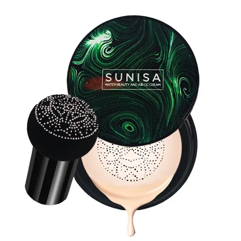 Sunisa — crème BB à coussin d'air, blanchissante et étanche, anti-cernes, liquide et champignon, 1 pièce, meilleure vente