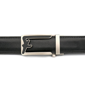 फैक्टरी कस्टम OEM ODM चमड़े की बेल्ट स्वत: बकसुआ घूर्णन योग्य प्रतिवर्ती डबल साइड आदमी असली लेदर बेल्ट - Product Image 5