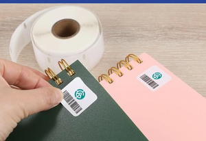 2x2 Inch Direct Thermal Square Labels Core Black Back Perforated Barcode Labels - Product Image 3