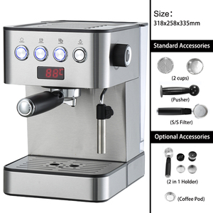 PANCERKA 20 Bar High Performance Portable Semi-<b>Automatic</b> Stainless Steel Espresso Cappuccino <b>Coffee</b> <b>Machine</b> Hot Water System for - Product Image 6